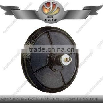 Gong Nong iron tail wheel assembly for walking tractor