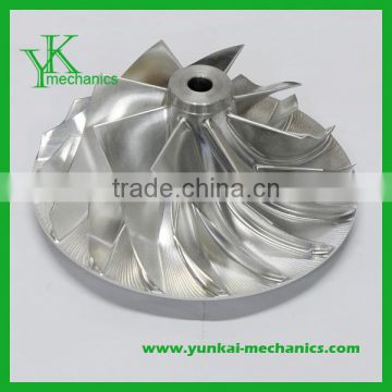 Custom aluminum blower impeller, cnc machining aluminum blower impeller