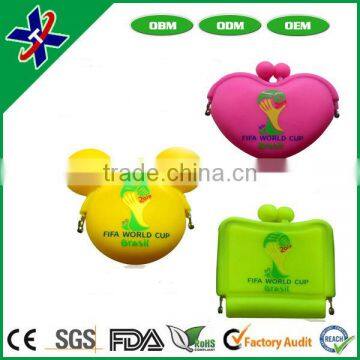 2014 World Cup Silicone Coin Purse