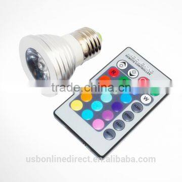New Products Led E27 Magic Lighting Bulb Led Light Bulb and Remote With 16 Different Colors and 5 Modes photo-2