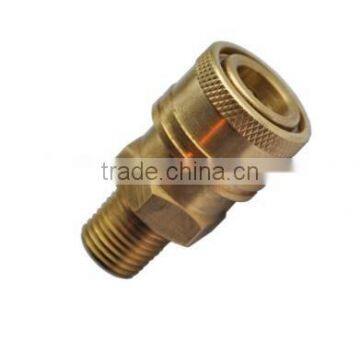 Ball-type pressure washer quick coupler 22mm inlet size