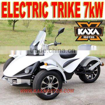 3 Wheel Trike Bike with Electric Motor 7kW