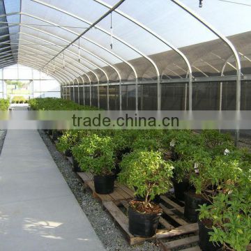 Winter garden flower greenhouse tunnel film