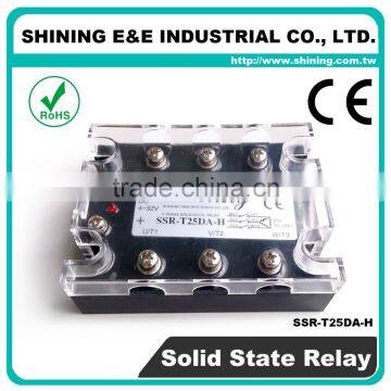 SSR-T25DA-H CE DC AC CE Relay 110VAC Solid State Relay SSR 3-Phase photo-6