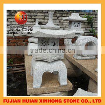 Outdoor Japanese Stone Lantern,garden Led Lanterns,stone Pagoda Statues photo-2