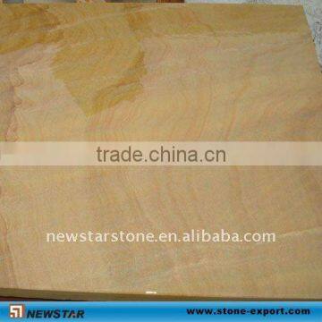 Polish yellow sandstone cladding floor and wall tiles