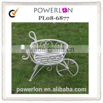 Cute Light Weight Iron Flower Pots Stand For Outdoor or Indoor Decoration