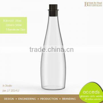 Different Designed 250ml Glass Milk Bottles photo-2