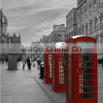 Outdoor Street Red London uk Telephone Boxes photo-3