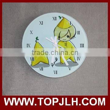 Promotional Round Shape Blank Coated Wall Clock for Logo Printing photo-5