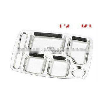 SS18/8 Stainless Steel Fast Food Tray photo-6