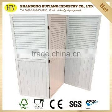 white painting cheap custom MDF wooden house screen