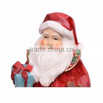 Custom Resin Santa Claus Figurine Christmas Decoration photo-4