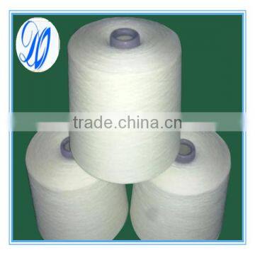 Raw White Cotton Spandex Core Spun Yarn 16s Ring Spun photo-4