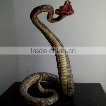 Resin snake figure