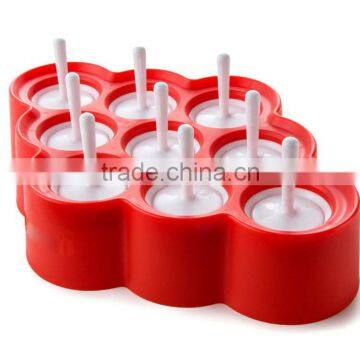 9 Cavities Mini Silicone Ice Pops Mold Ice Ball Maker Mold photo-4