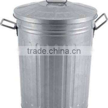 Galvanized Metal Trash Can/Trash Bin/Garbage BIn photo-2