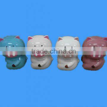 promotional ceramic pig shape money coin bank