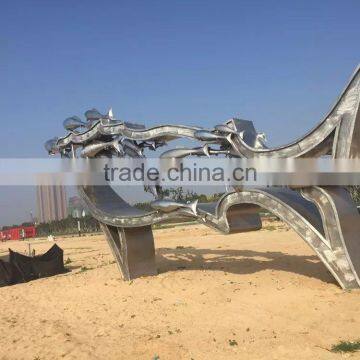 Large Metal Fish Outdoor Garden Sculpture for Sale photo-2