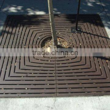 Cast Iron Trench Drain&round Tree&enamel Grates photo-2