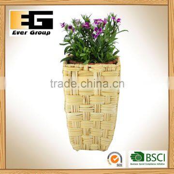 Square Linght Brown Large Plastic Flower Basket Garden Pots photo-5