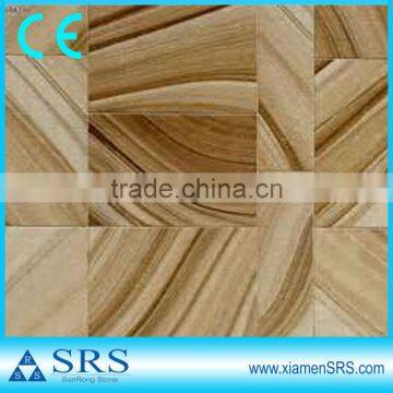 Different veins yellow teakwood sandstone