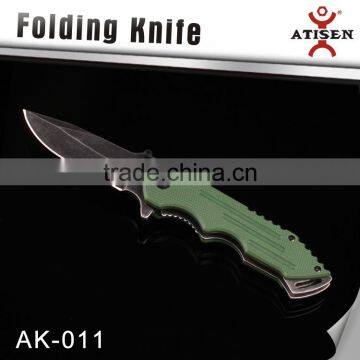 High Grade Folding Knife 3Cr13 Blade G10 Handle Camping Knife