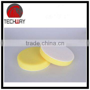 5'' 6'' 7'' Imported Flat Fine Soft Foam/ Sponge Pad for Finishing Yellow Color photo-2
