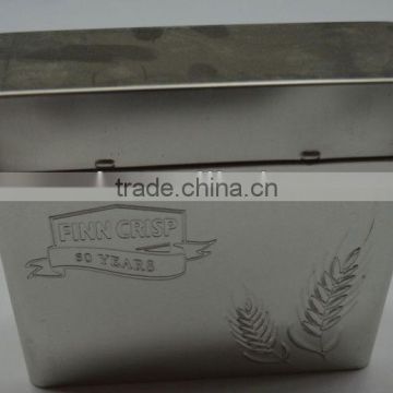 Plain Embossed Tea Canister, Tea Can