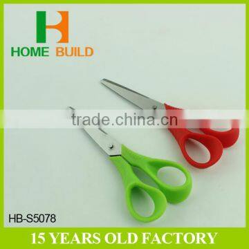 Factory Price HB-S5078 5 "stainless Steel Student Scissors With Skidproof Handle photo-5