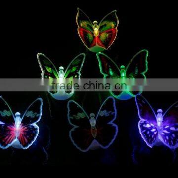 Promotion Gift Children Toy Refrigerator Fridge Butterfly Magnet,DIY Glow Colorful 3d Butterfly Stickers photo-3