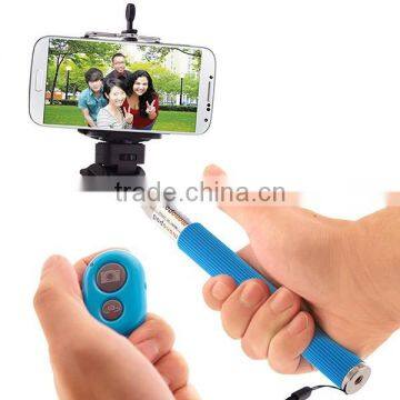 Z07-1 Smartphone Bluetooth Camera Wireless Monopod Selfie Stick with Bluetooth Shutter Button