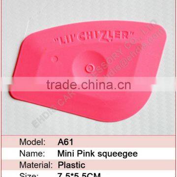 Yellow Fine-Edge Detailer Hand Tool Vinyl Wrap Contour Miniature Squeegee photo-3