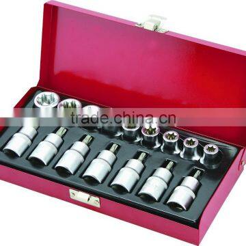 Professional 16Pcs 1/2'' Dr.Socket Set