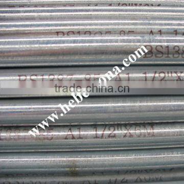 Hot Dipped Galvanized Carbon Steel Welded Pipes
