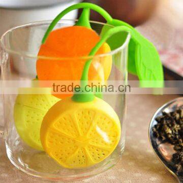 Lemon Silicone Tea Infuser Loose Tea Leaf Strainer Herbal Spice Filter Diffuser Good Idea for Gift photo-2