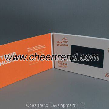 Innovation Custom 4.3'' Lcd Display Video Brochure/video Booklet/video Greeting Card for Gift photo-2