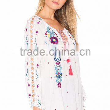 Printing Design Tops and Blouses for Women Summer Fancy Saree Blouse Designs photo-3