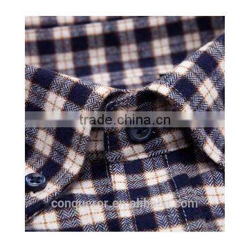 Men's Check Cotton Shirt Slim Fit Shirt HOT! MSRT0044 photo-3