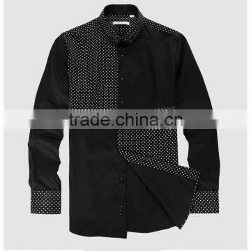 2015 latest cheapest Men's/Boy's Popin fabric slim fit long sleeve shirt