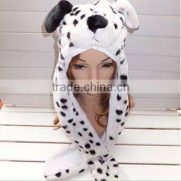 2012 wholesale winter animal dog fluffy earflap hats caps warm glove