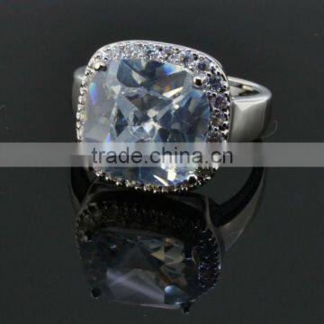 silver gemstone man rings