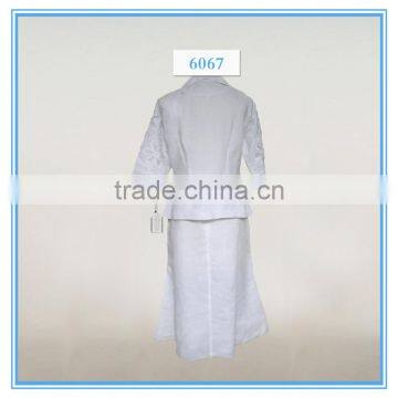 Ladies Embroidery Jacket and Skirt Church Suit photo-2