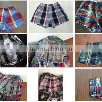 2014 new men woven boxer shorts