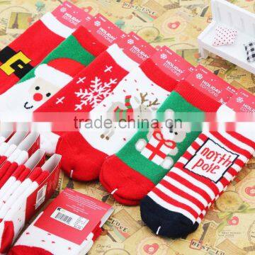 Toddler Baby Christmas Socks Cotton Infant Baby Socks photo-3