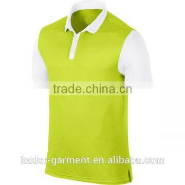 Wholesale China Color Contrast Golf Polo Shirt, Mens Polo T Shirt photo-4