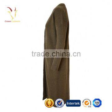 New Fashion Long Womens Knitted Coat,Women Cashmere Wool Coat photo-3