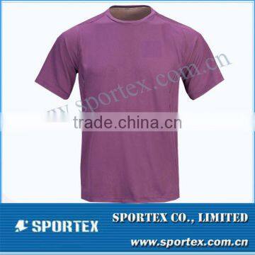 Functional Xiamen Sportex 100%polyester men's t shirt, men's dry fit shirt, dry fit shirts OEM#13037