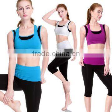 Suntex Wholesale Athletic Wear Women Sport Wear Moisture Wicking Sport Top Wear photo-6