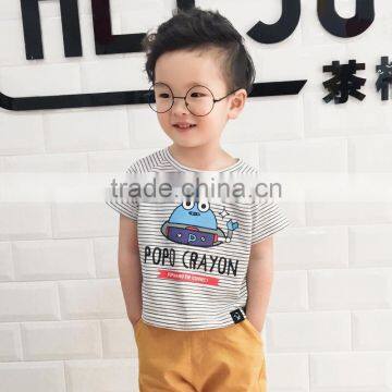 S17369A Children Cotton t Shirt Kids Clothing Boy Printing T Shirt photo-3
